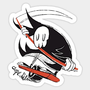 Grin Reaper on Onewheel Sticker